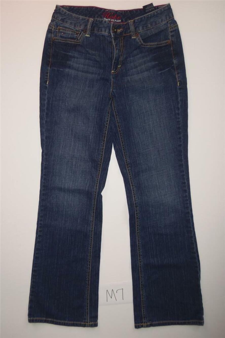 Tommy Hilfiger Blue Jeans Size 8 Regular Hope Womens -0713M07